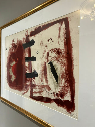 Litografía de Antoni Tapias